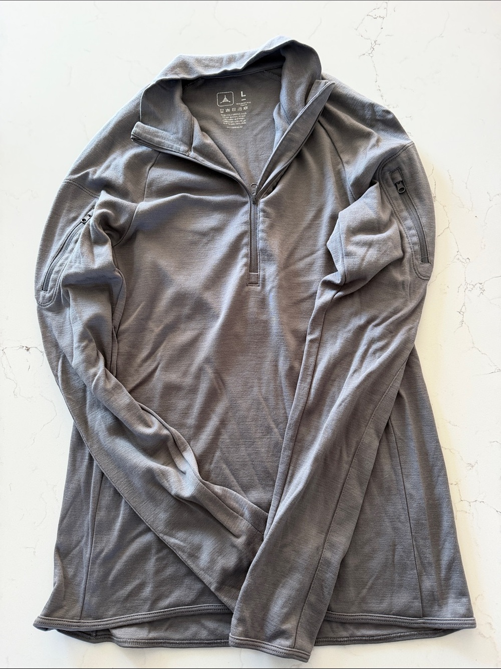 Men's TAD gear Quarter-Zip Pullover - Gray